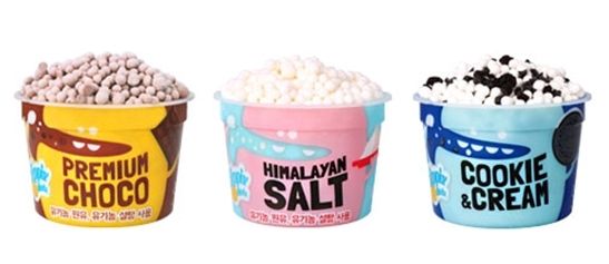 (사진) 디핀다트코리아가 출시한 유기농 원유 설탕으로 만든 프리미엄 초코 쿠키앤크림 히말라얀솔트 3종 아이스크림